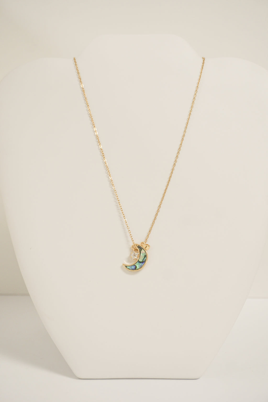 Moon Necklace Gold